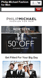 Mobile Screenshot of philipmichaelfashion.com